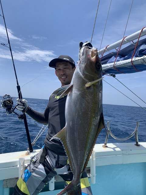 カンパチ、キハダマグロ、そして奴の気配が・・ | 三宅島ホテル海楽発信、釣果を中心とした三宅島生活ブログ - 楽天ブログ