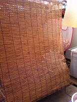 丹頂プランタ、すだれがかかっている、2012.6.2