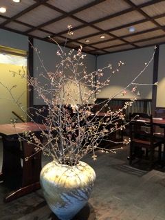 レストランで桜の生け込み 花 Hana いけばな くらし 楽天ブログ