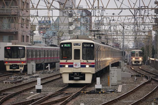 京王 9000系 第14回｢高尾山の冬そば｣キャンペン5
