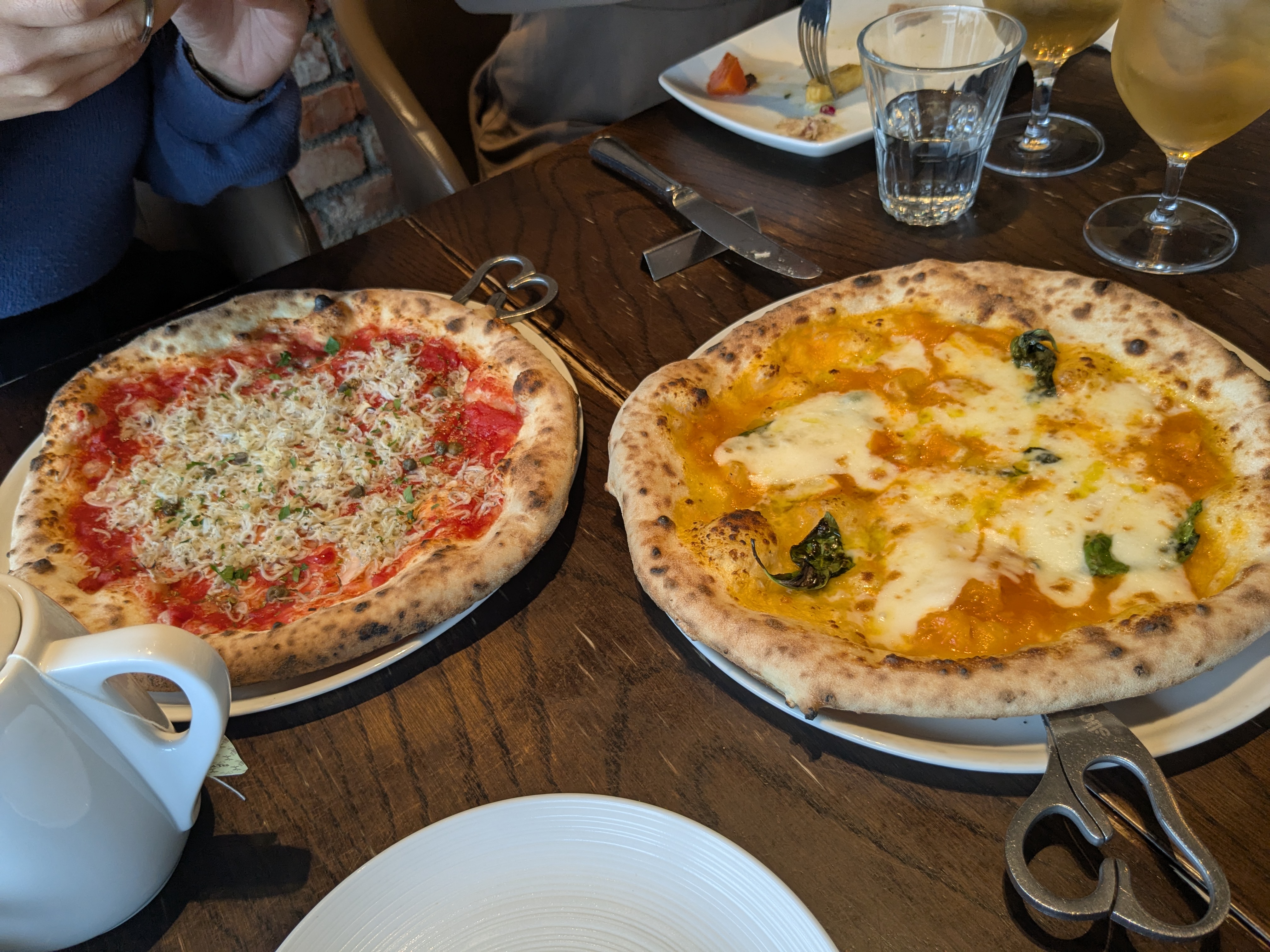 横浜みなとみらいでママ会　A16 YOKOHAMA　ピザランチ　チチニエッリ マルゲリータ ドーロ