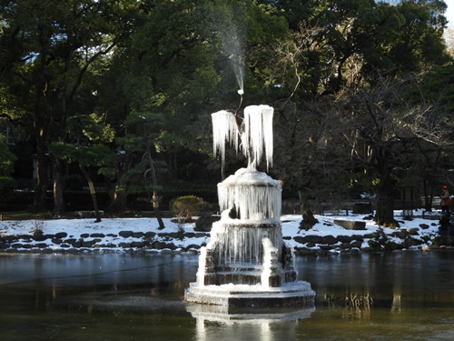 日比谷公園にて