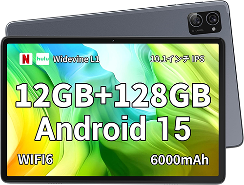 T30A タブレット 10インチ Android15 12GB 128GB Android 15