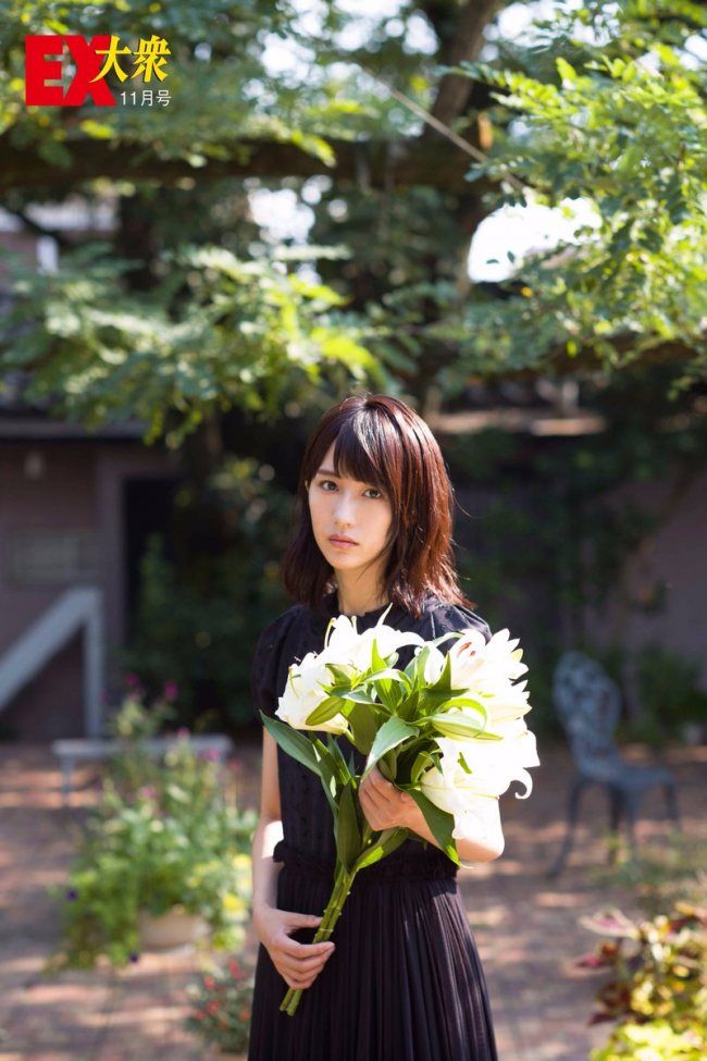 ☆欅坂46♪土生瑞穂『EX大衆11月号』オフショット公開