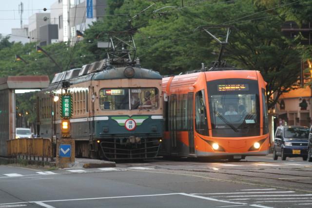 福井鉄道 新旧 並びの 数々4