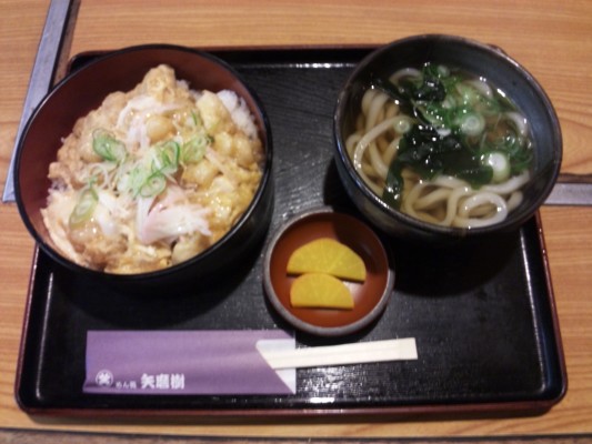 矢磨樹の「えび丼」＋「ミニうどん」