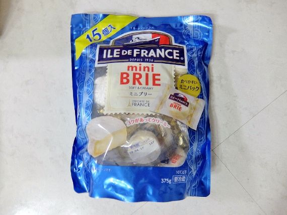 コストコ レポ ブログ Mini Brie 15P 1,378円 ILE DE FRANCE ミニブリーチーズ 