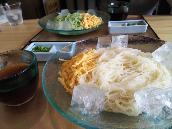 のどごしツルツル 冷た いお素麺 手延べ麺お食事処 銀四郎 Lunch Dinner Breakfast リゾートホテル オリビアン小豆島 公式 ブログ