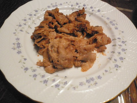 手料理150726豚ロース味噌粕漬け