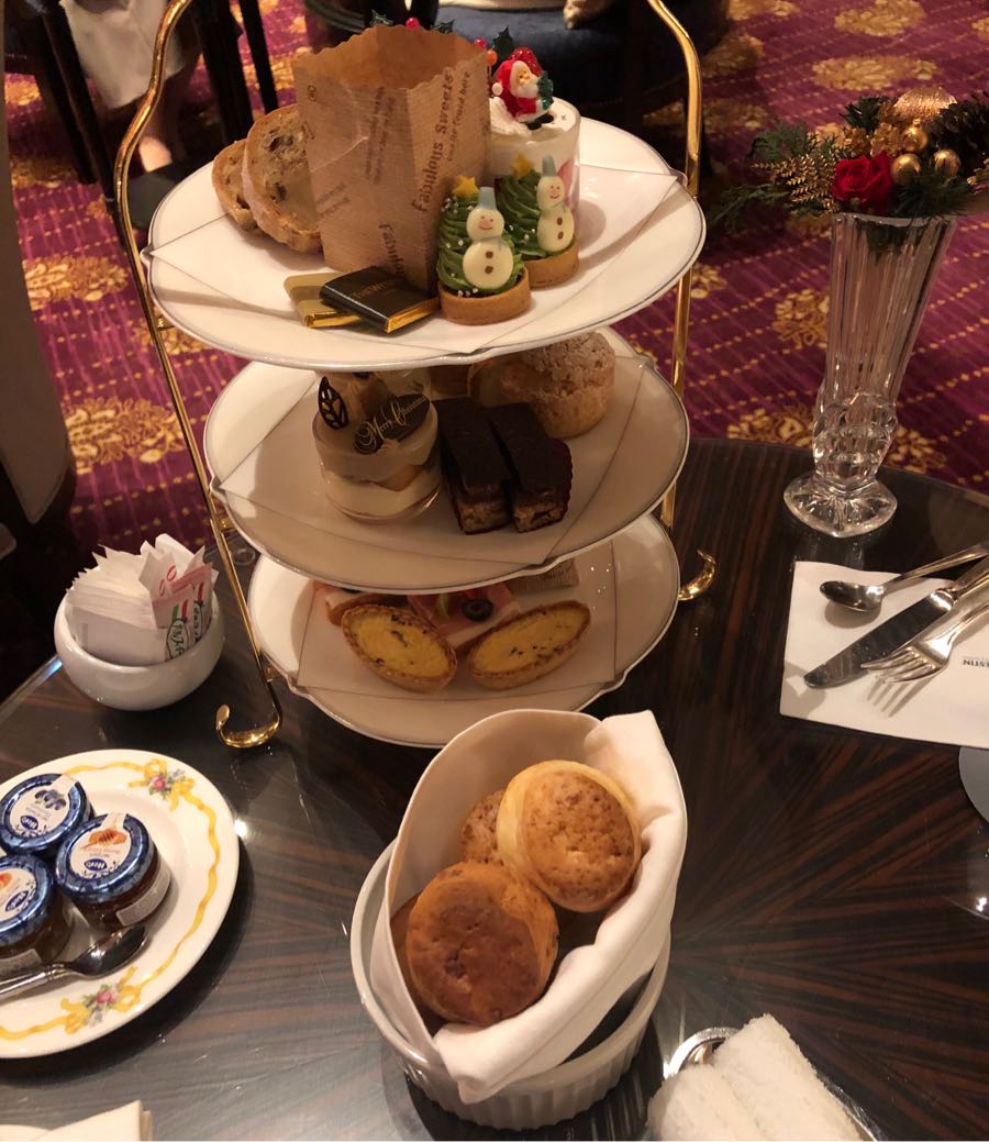 恵比寿のウェスティンホテルのクリスマスアフタヌーンティー1 紅茶とスコーンとしくみ 美味しい物好きで健康志向 楽天ブログ