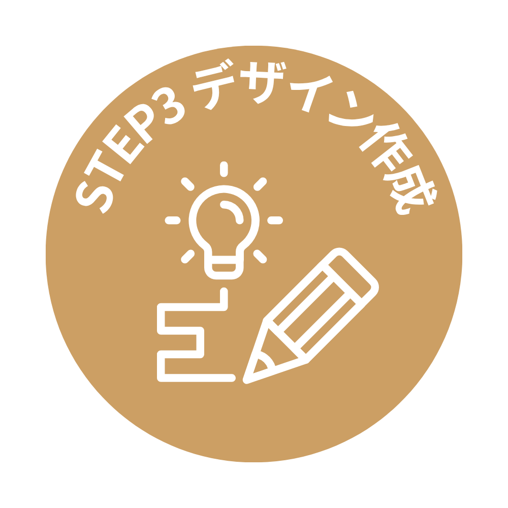 お守りのデザインを作成するイラスト
