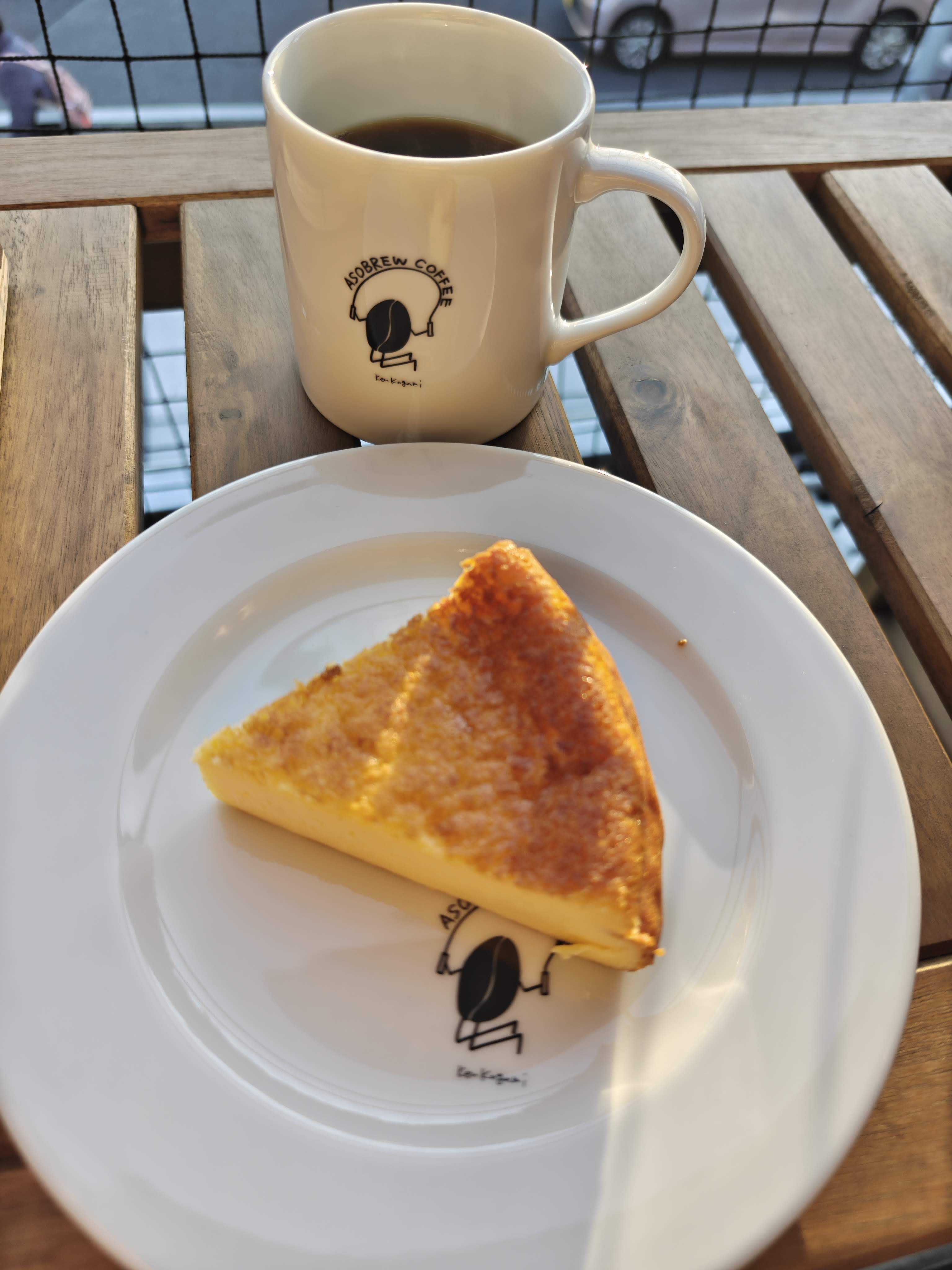 習志野市谷津　子連れカフェ　ASOBREW COFFEE(アソブリューコーヒー)　自家製チーズケーキとハンドドリップコーヒー