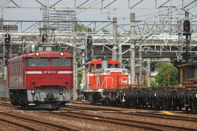 EF65 1118+Easti-D & EF81 133+水戸ホキ工臨2