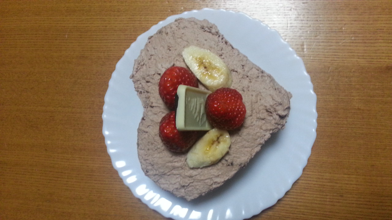 ハートのケーキ