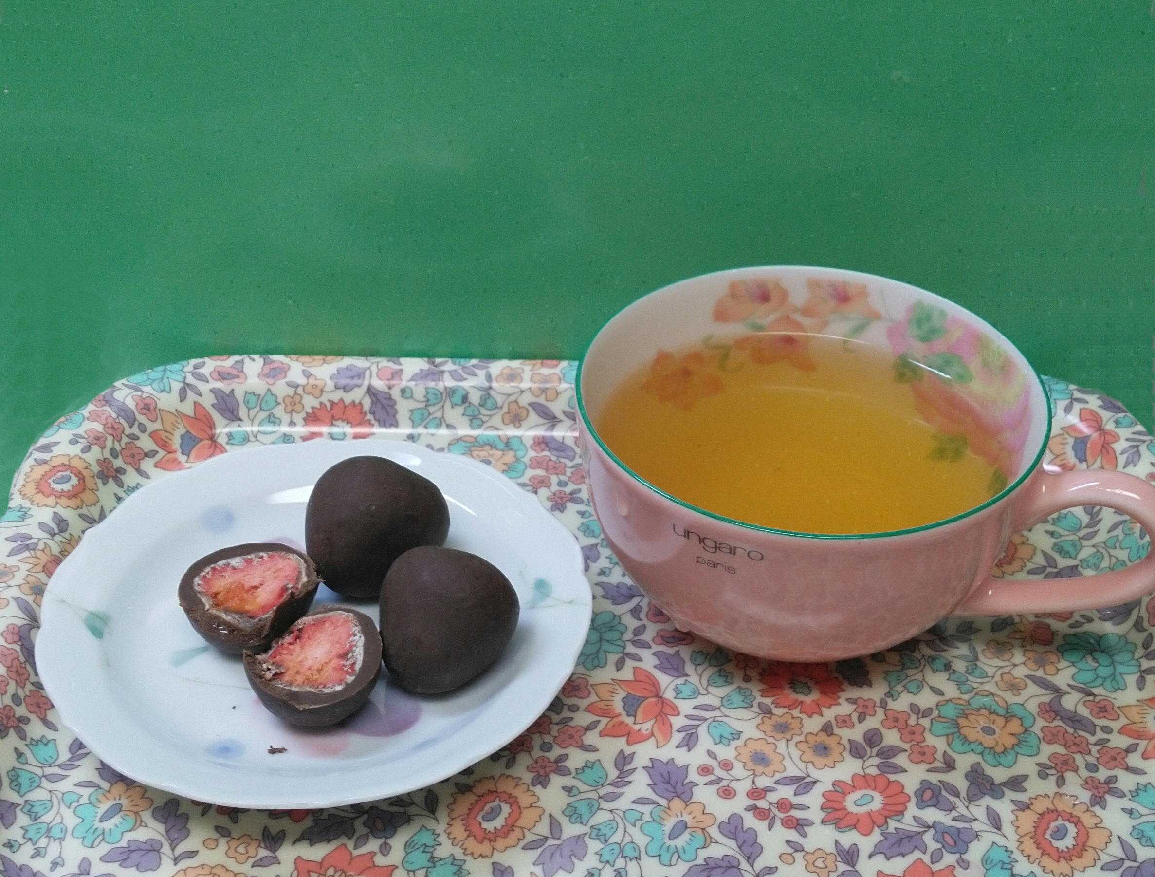 フルーツ イン チョコ 60ばーばの手習い帳 楽天ブログ