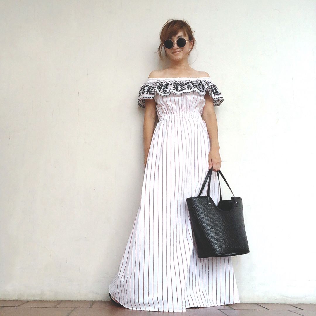 マーキーズ オフショルワンピ で親子リンクコーデ Emi Koko 親子リンクコーデ 楽天ブログ