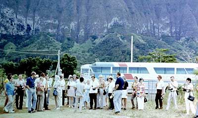 オアフ島北部の産地視察