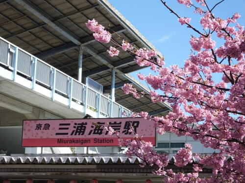 三浦海岸駅前