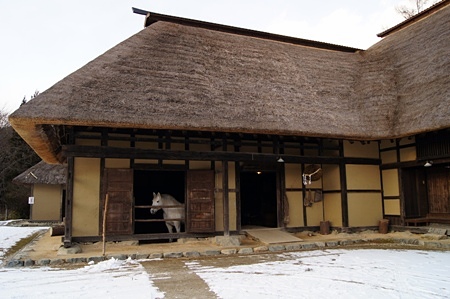 遠野ふるさと村・白雪ちゃん