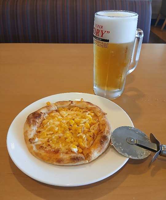 ピザ＆ビール