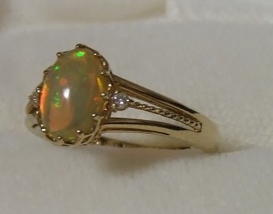 オパールリングK14