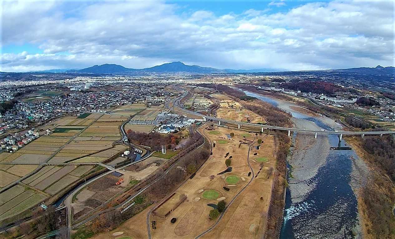 絶景の大河・利根川をドローンで空撮した! 12月18日 | 山と花と小型車でサイクリング! - 楽天ブログ