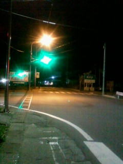 夜中の大船渡
