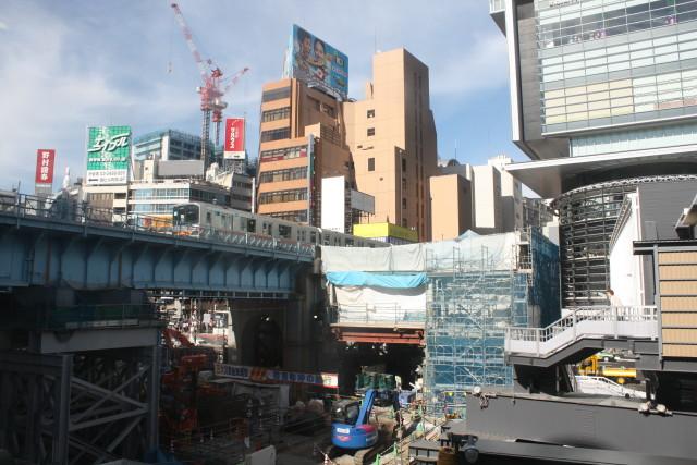 変貌する 渋谷駅と 銀座線2