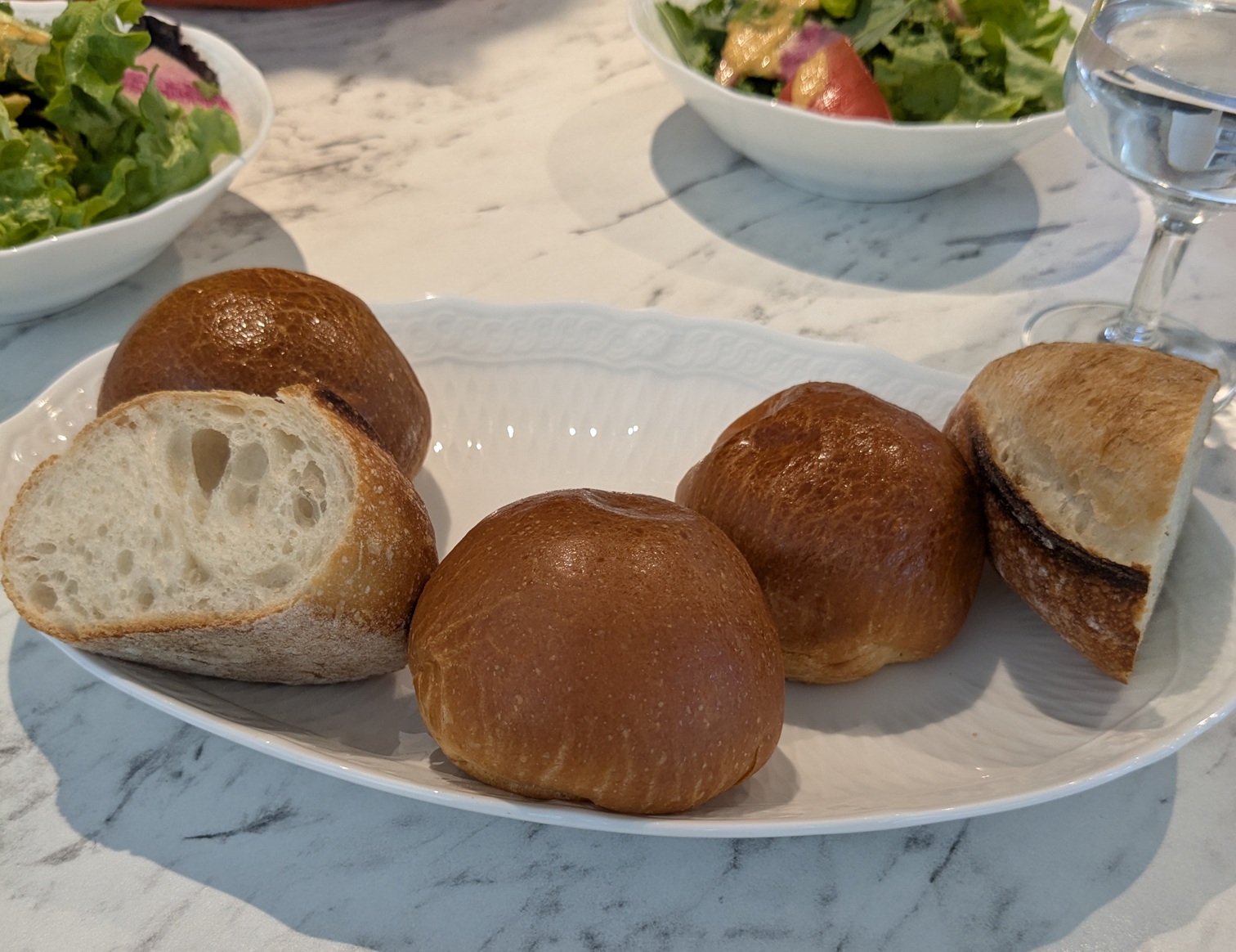 リチュエル ブラッスリー&カフェ虎ノ門 ランチ　A５等級　黒毛和牛のハンバーグ　パン食べ放題