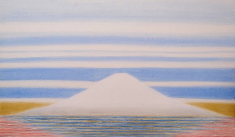 CURRENT W-1523 富士山から宇宙へ　46x70cm　２０変形 koime.jpg