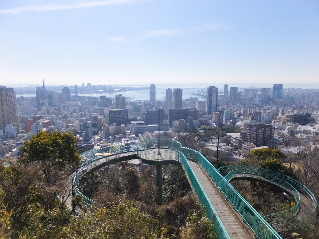 神戸ビーナスブリッジからの風景