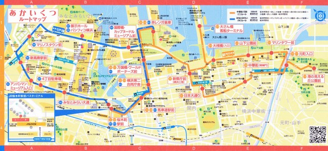 あかいくつルートマップ