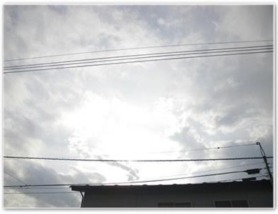 眩しい空