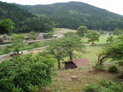 一乗谷高台から