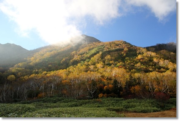 栂池自然園-54 夕日に染められて 15.10.2