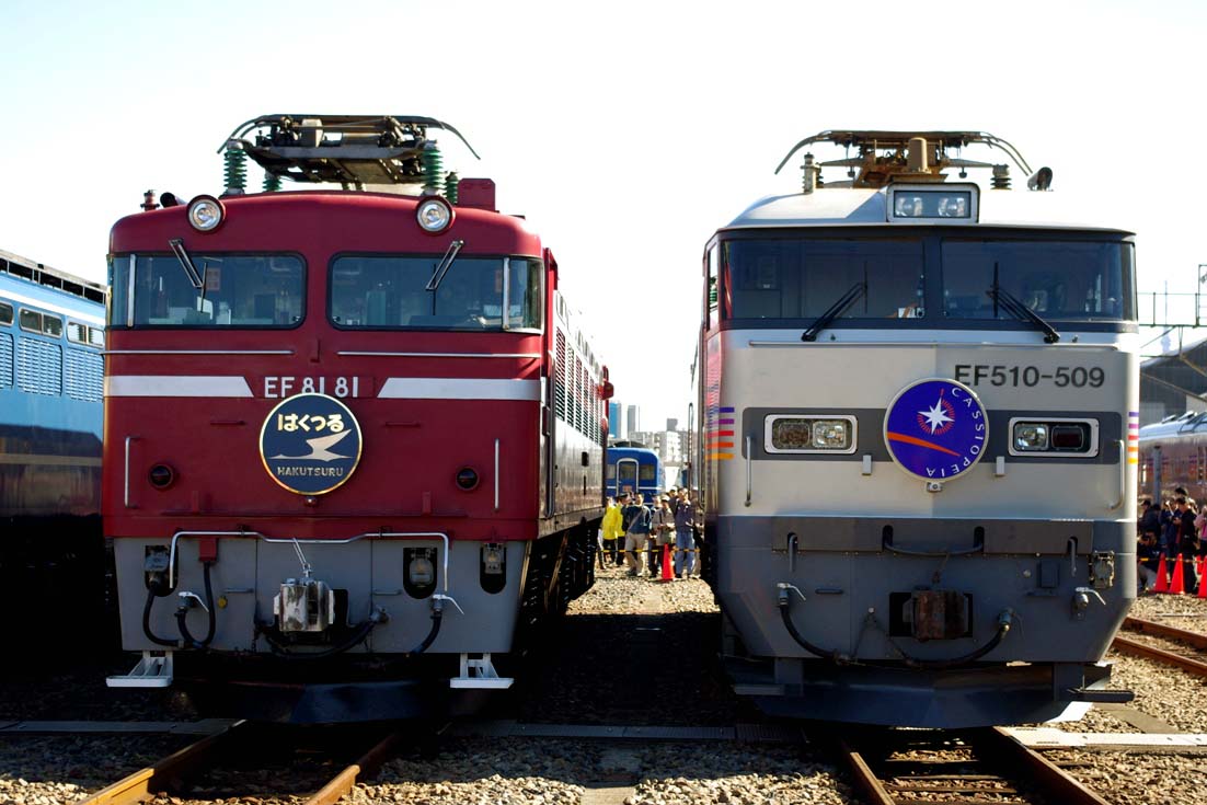 JR EF81牽引＋JR 24系寝台特急「はくつる」フル編成 JR EF81牽引＋JR 24系寝台特急「はくつる」フル編成 24系予備