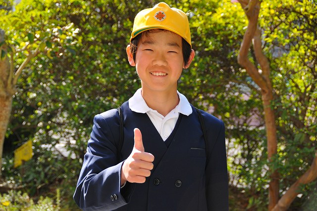 久々のサムアップ！