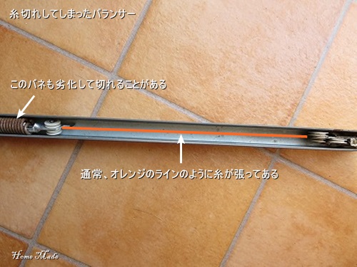 糸切れしたバランサー
