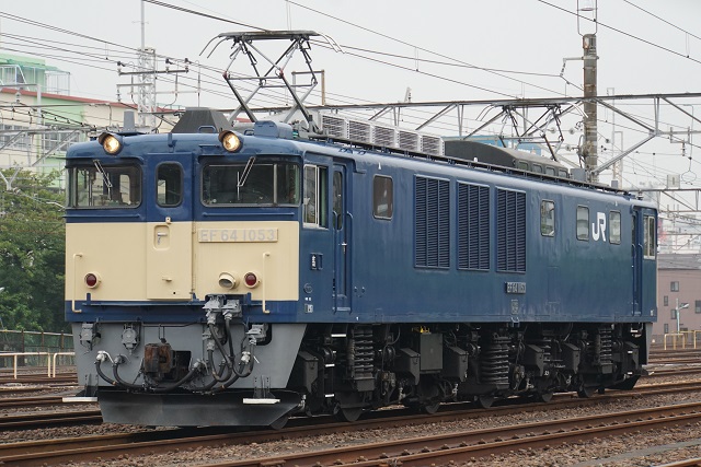 EF64 1053牽引 長野ロングチキ工臨 & 鹿島 & 185系訓練運転2