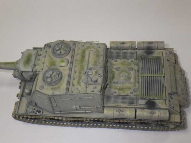 ドラゴン1/35　JS2完成品 ◉JSU122（DRAGON 1/35）1990年代に製作＆レストア : T.M.の