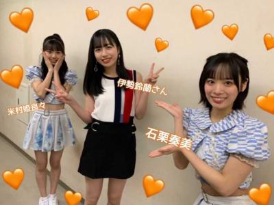 船木結・佐々木莉佳子（アンジュルム）・牧野真莉愛・加賀楓