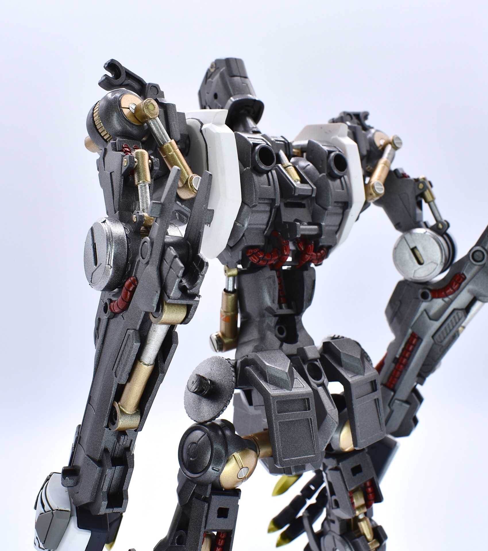 【塗装リペイント完成品】1/100 フルメカニクス バルバトスルプスレクス 1/100 フルメカニクス バルバトスルプスレクス 改修 全塗装 完成