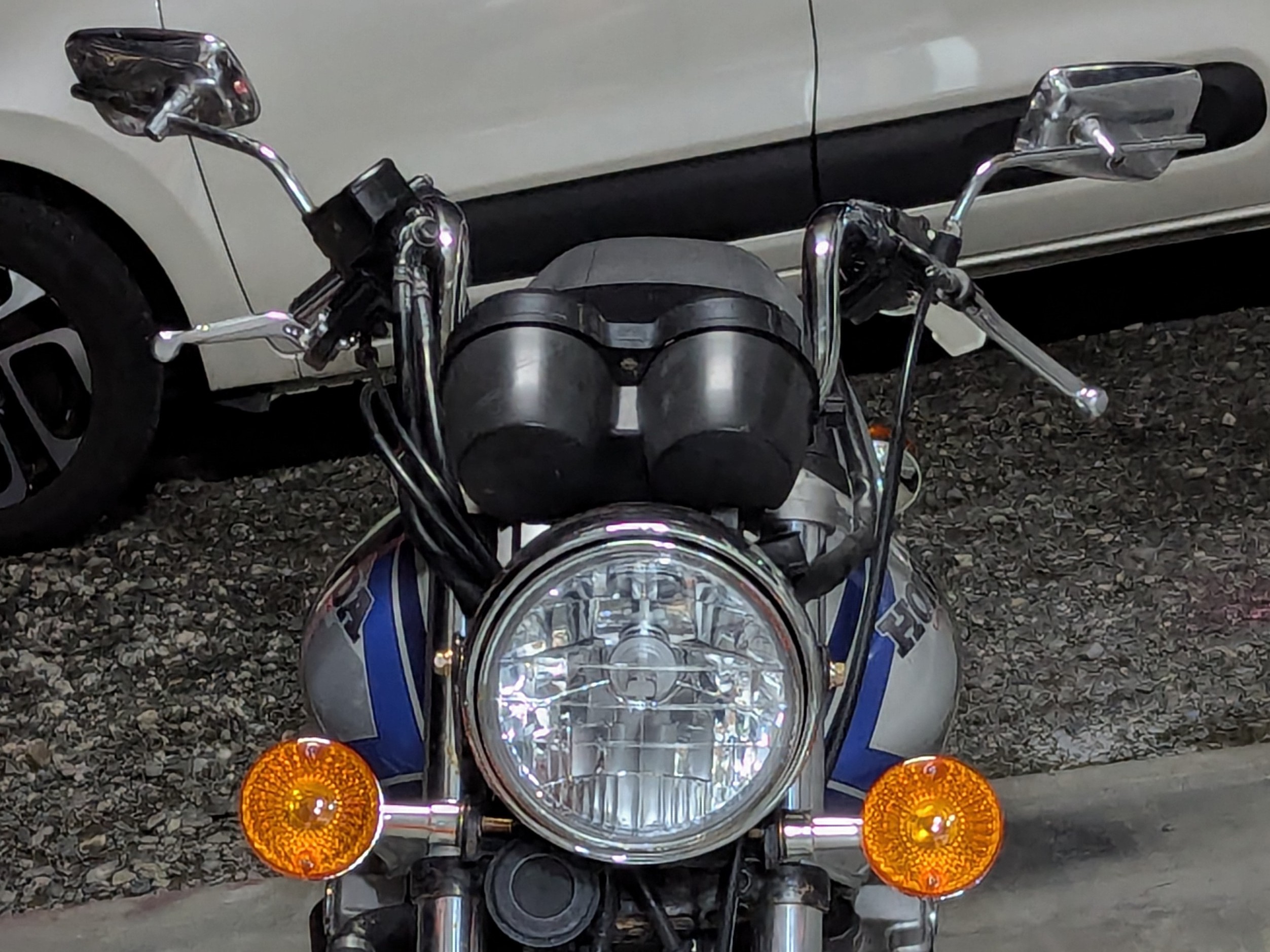 NC39 CB400SF アップハンドル、ショート管取付 | 38ガレージの整備日記
