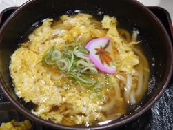 10月22日鈴鹿モートピア 卵とじうどん