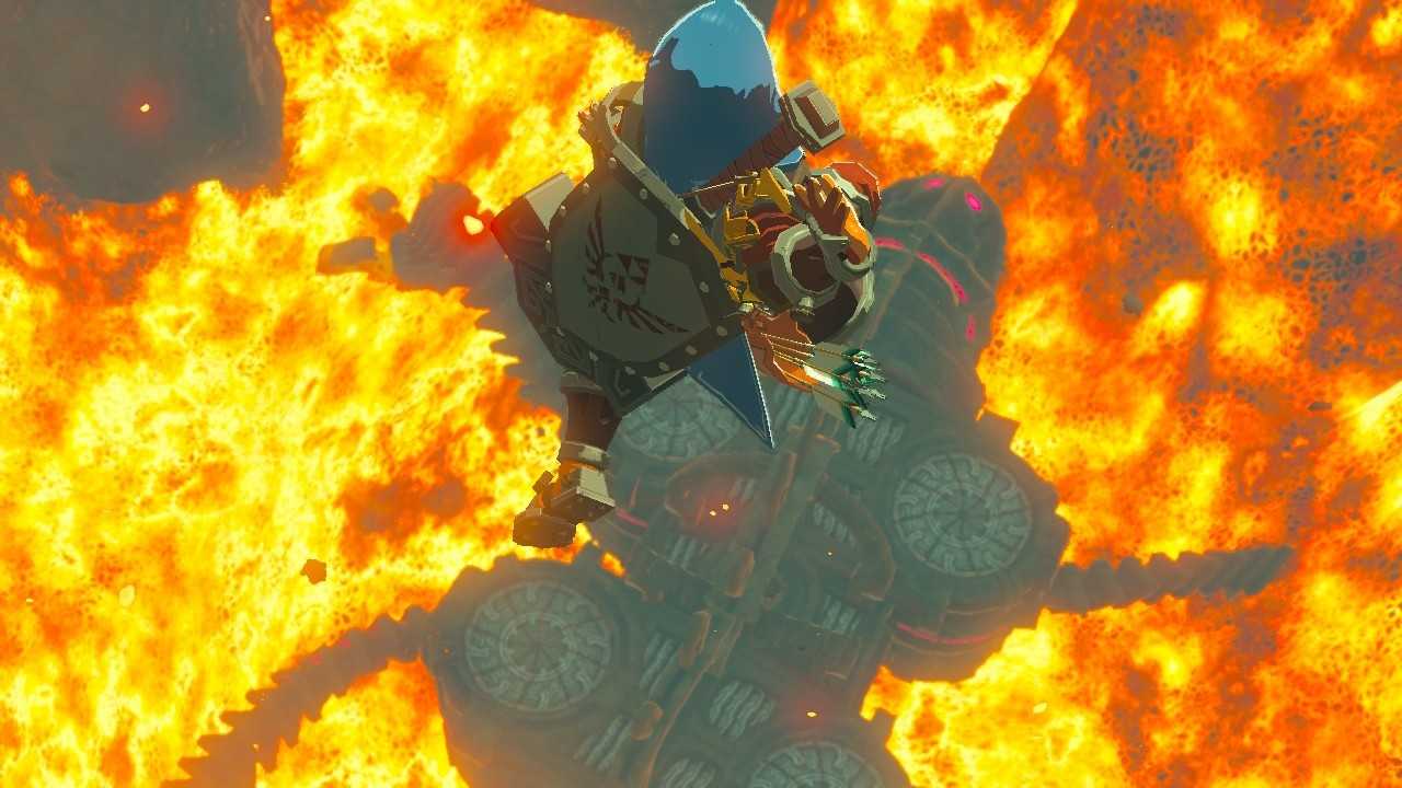 2周目botw 75日目 炎の神獣 2 決戦に備えて装備チェンジ ちょっとしたゲーム日記 楽天ブログ