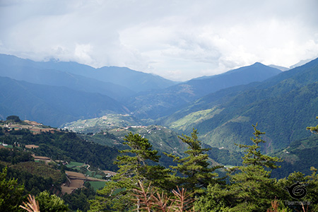 福寿山農場から宜蘭方面を見る