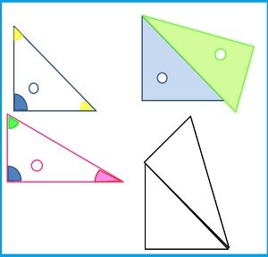 三角定規2枚を合わせた図を作成 おっくうの教材作成日記 楽天ブログ