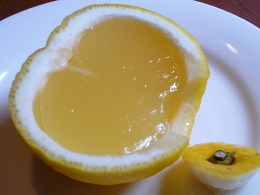 伊豆「石舟庵」の「夏寿柑」を食べてみた。 | ワインバーボナペティのユルユルブログなのニャ! - 楽天ブログ