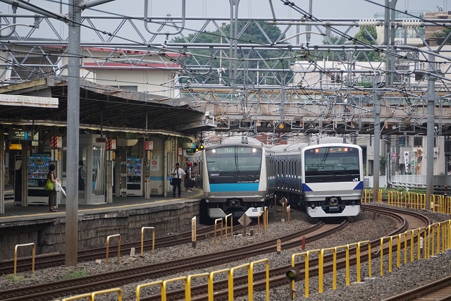 EF64 1031牽引 常磐線E531系 K424編成 配給 & EF64 375