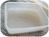 タッパーへ入れる